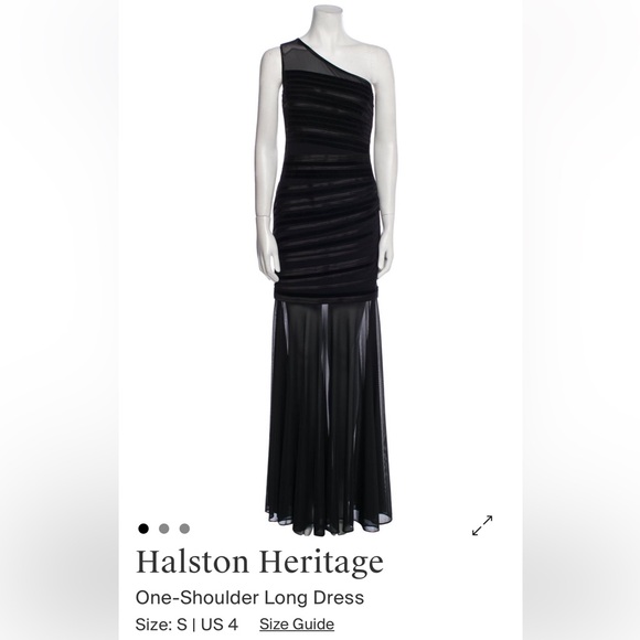 knee length dresses for ladies Halston Heritage Womens Off-The-Shoulder Side Slit Evening Dress Red 2 main image 1